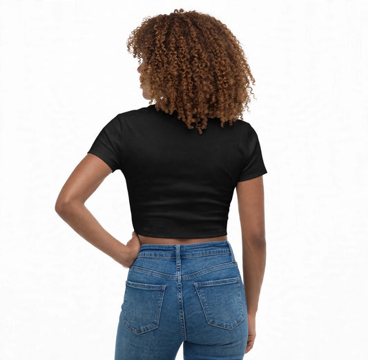 Faith Hope Love Rhinestone Baby Tee - Black Super Cropped Baby Tee Y2K Christian Bling Shirt Fitted Crop Top